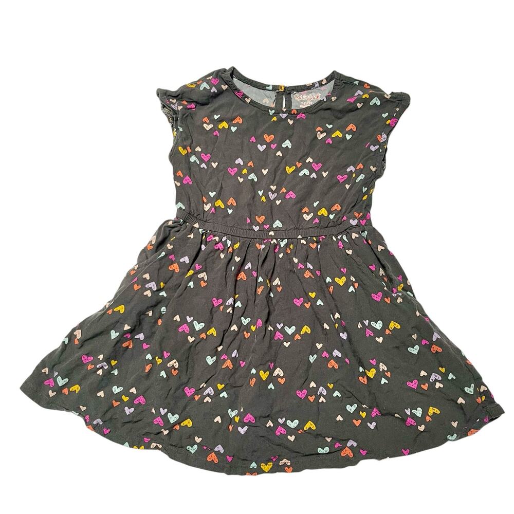 Cat & Jack Heart Print Dress Size 6